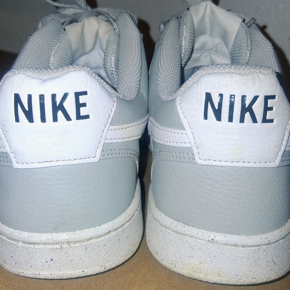 Nike Court Vision Men's Gray and White Sneakers - Picture 4 of 6